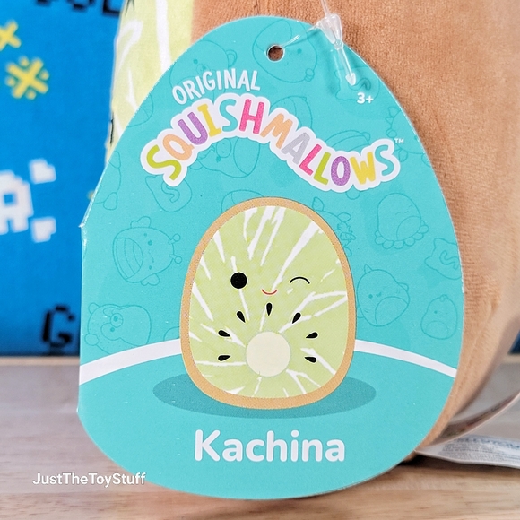 Squishmallow Kachina the Kiwi Fruit 5" UltraSoft Stuffed Animal Toy Plush NWT - Picture 5 of 6
